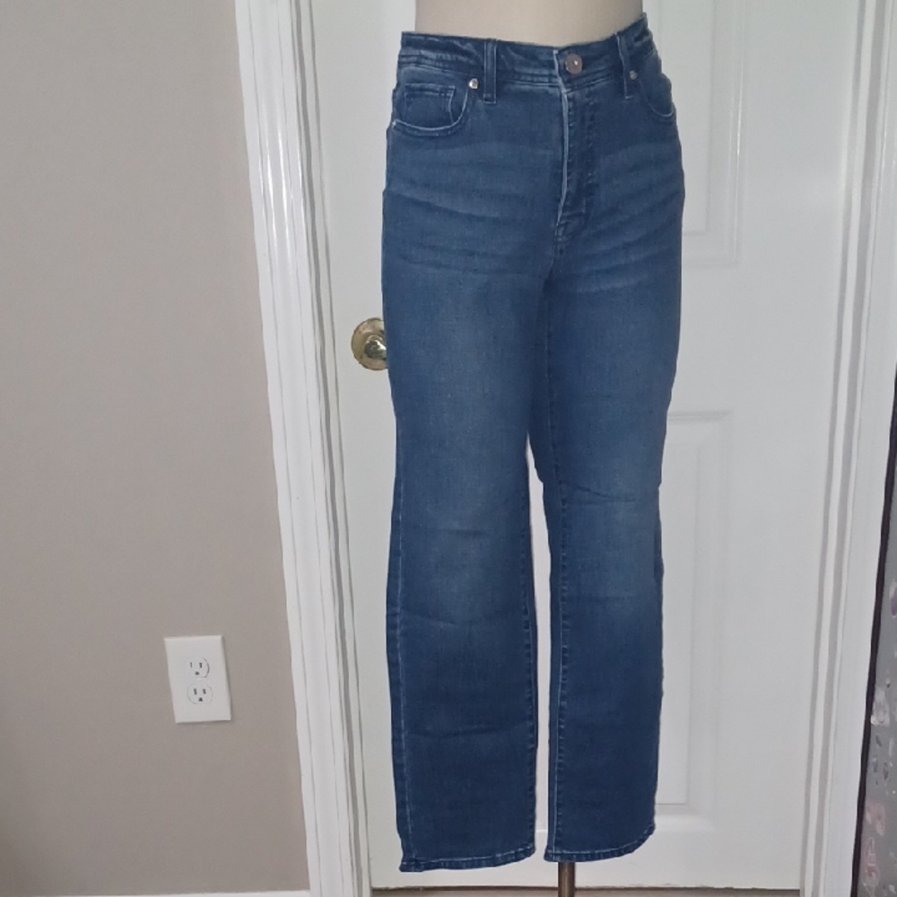 Style & Co. Women's Straight Leg Blue Jeans